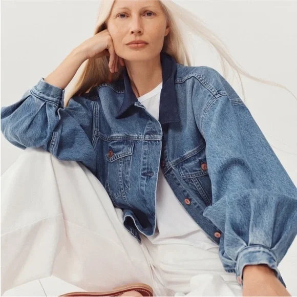 GAP X DÔEN Denim Jacket Sz Small NWOT - Picture 10 of 11